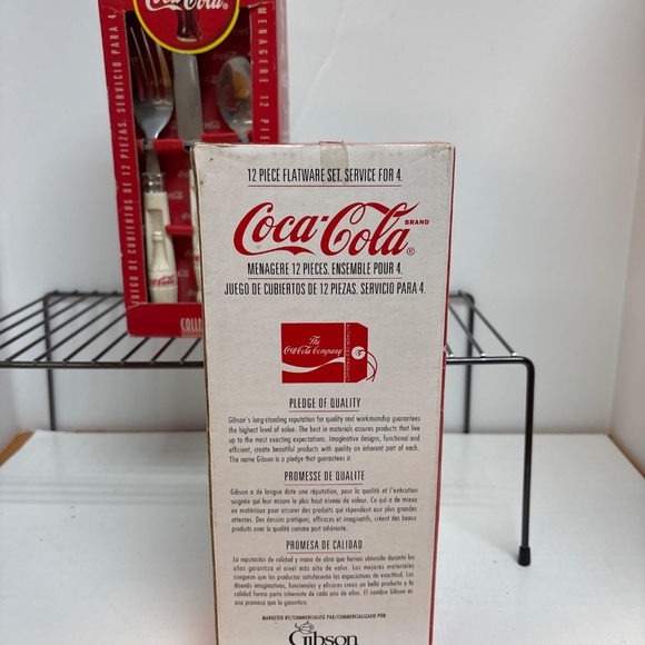 NIB 2 Sets Of 12PC Each Coca-Cola Flatware Sets Service for 8 Total - Picture 4 of 5